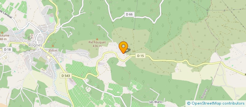 localisation de l'entreprise TERRES ET PROPRIETES PROVENCALES à ROGNES