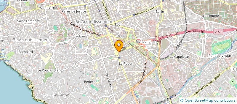 localisation de l'entreprise TERRES ET PROVENCE  MARSEILLE