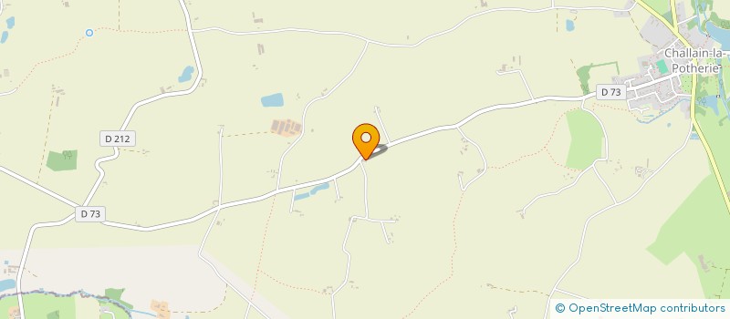 localisation de l'entreprise TERRES ET TEINTES  CHALLAIN-LA-POTHERIE