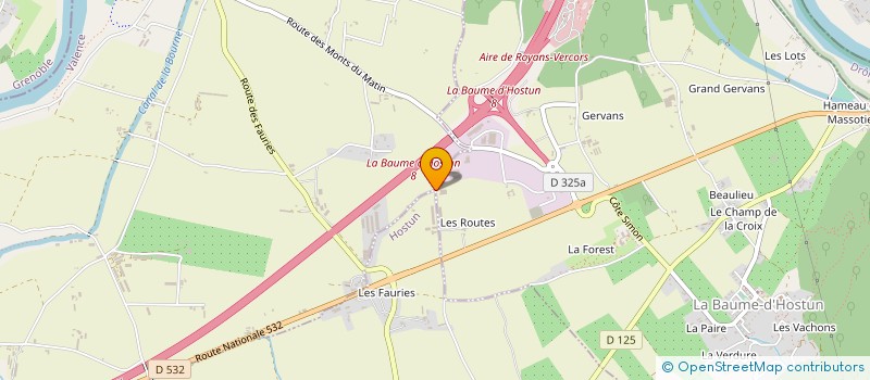 localisation de l'entreprise TERRES FINES DU VERCORS  EYMEUX