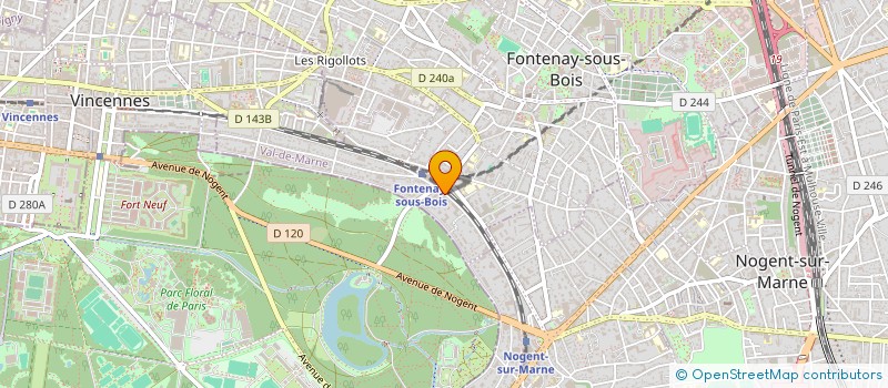 localisation de l'entreprise TERRES FORTES à FONTENAY-SOUS-BOIS