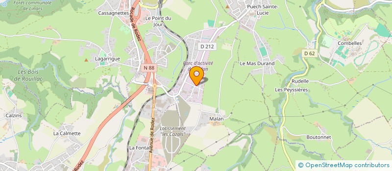 localisation de l'entreprise TERRES FROMAGERES  OLEMPS