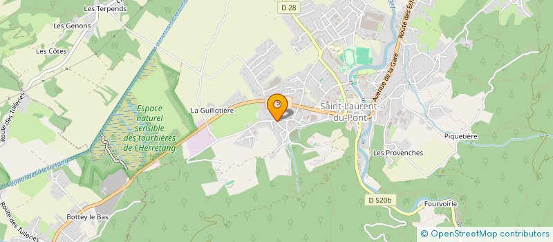 localisation de l'entreprise TERRES INTERIEURES  SAINT-PIERRE-DE-CHARTREUSE