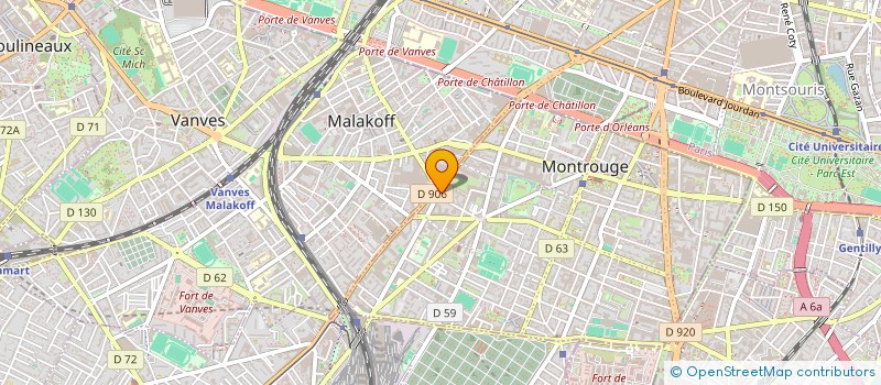 localisation de l'entreprise TERRES LINGUISTIQUES  MONTROUGE