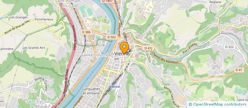 localisation de l'entreprise TERRES LOINTAINES à VIENNE