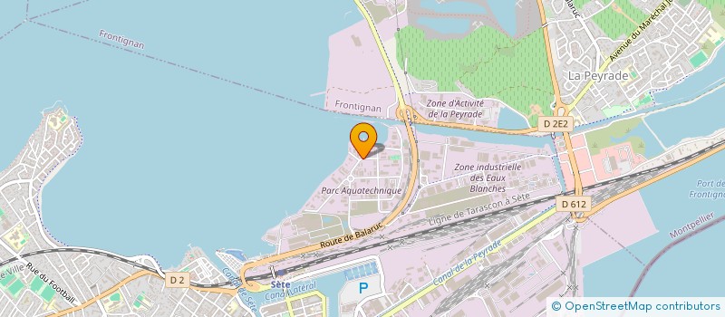 localisation de l'entreprise TERRES MERS  SETE