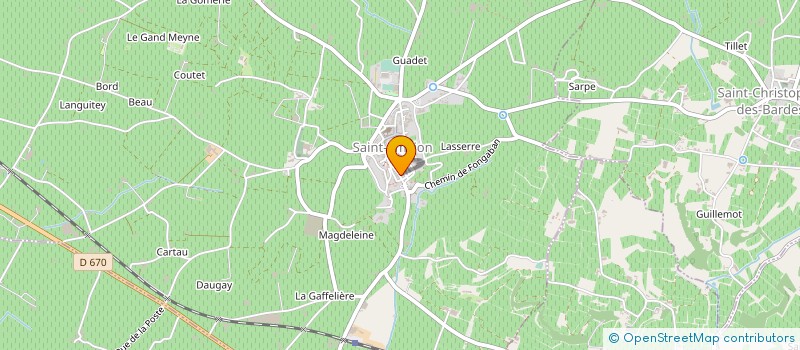 localisation de l'entreprise TERRES MILLESIMEES à SAINT-EMILION