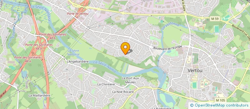 localisation de l'entreprise TERRES NARRATIVES  VERTOU