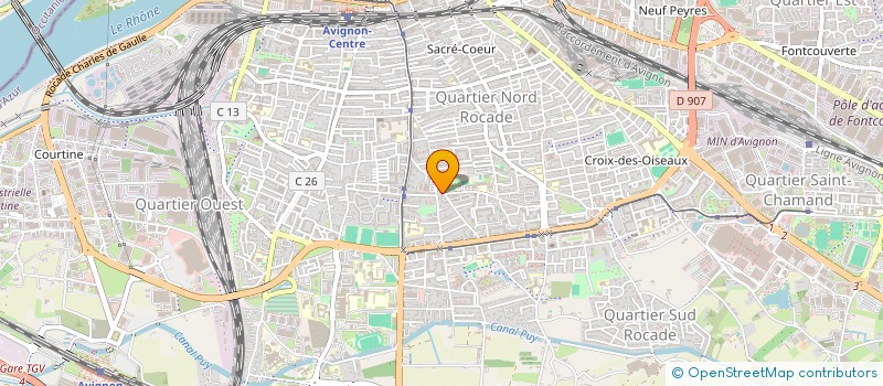 localisation de l'entreprise TERRES & NATURE  AVIGNON