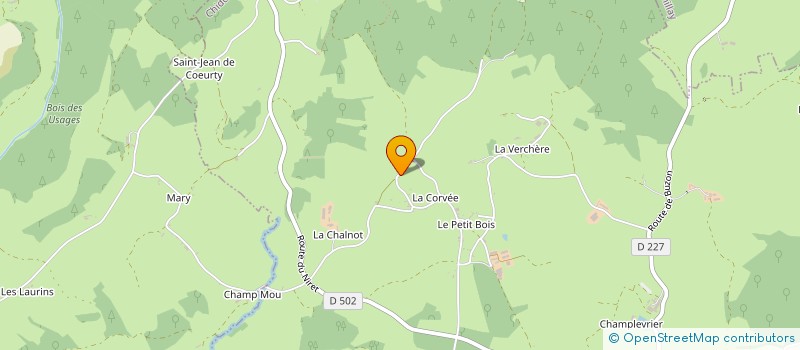 localisation de l'entreprise TERRES NOURRICIERES ET SOLIDAIRES EN SUD MORVAN à CHIDDES