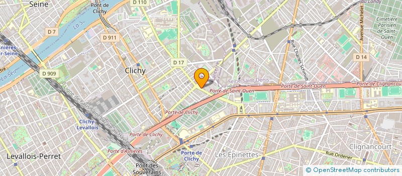 localisation de l'entreprise TERRES PIERRES GESTION à CLICHY