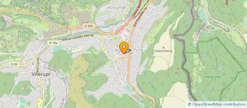 localisation de l'entreprise TERRES ROUGES  AUDUN-LE-TICHE