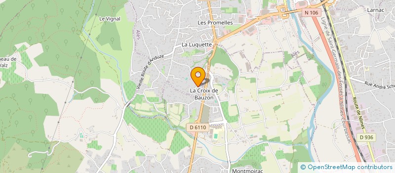 localisation de l'entreprise TERRES ROUGES  ALES