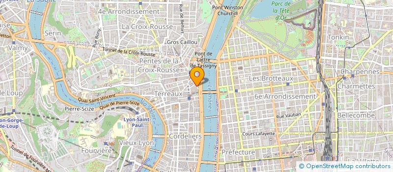 localisation de l'entreprise TERRESENS FINANCIERE INTERNATIONAL à LYON