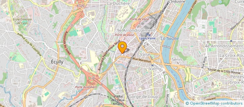 localisation de l'entreprise TERRETHIC à LYON