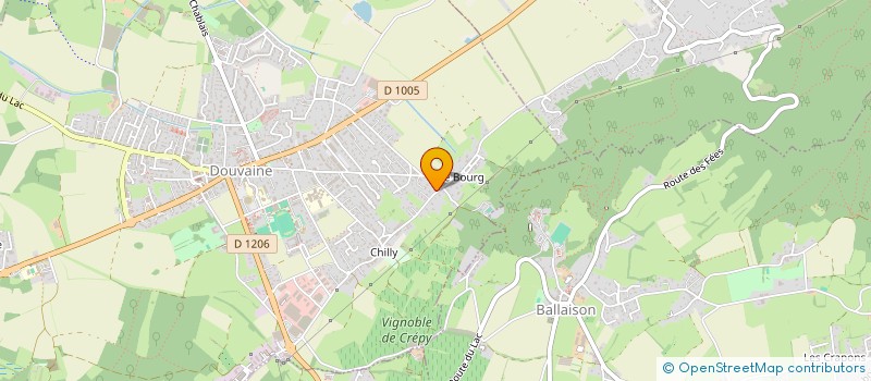 localisation de l'entreprise TERRETTAZ COURTAGE  DOUVAINE