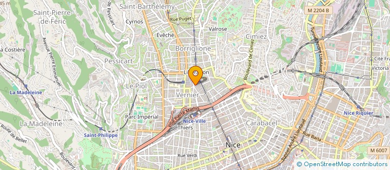 localisation de l'entreprise TERREXPOS à NICE