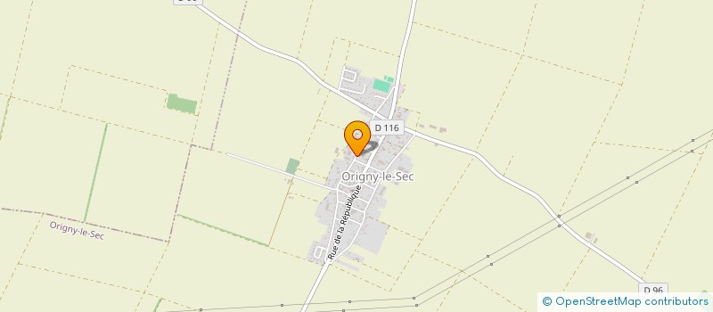 localisation de l'entreprise TERREY  ORIGNY-LE-SEC