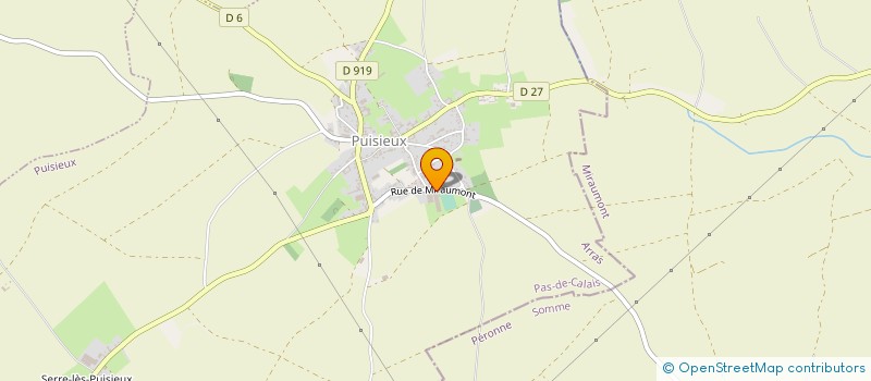 localisation de l'entreprise TERRIA IMMO  PUISIEUX