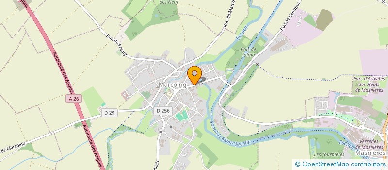 localisation de l'entreprise TERRIEN FRERES à MARCOING