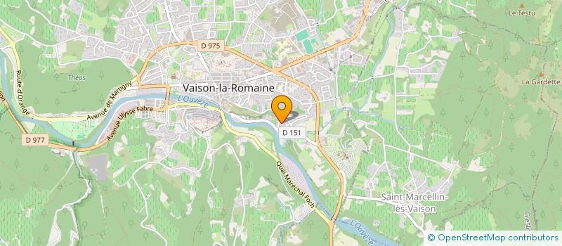 localisation de l'entreprise TERRIER  VAISON-LA-ROMAINE