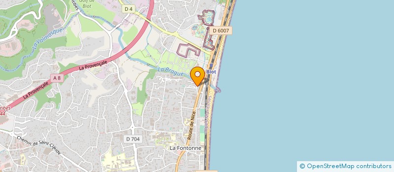 localisation de l'entreprise TERRIER IMPORT EXPORT  ANTIBES