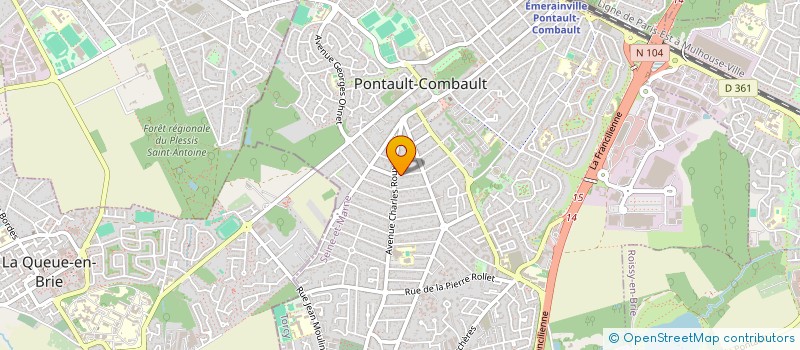 localisation de l'entreprise TERRIER RAMONAGE à PONTAULT-COMBAULT