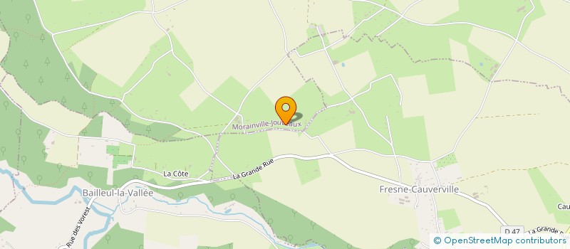 localisation de l'entreprise TERRIER TERRASSEMENT  FRESNE-CAUVERVILLE