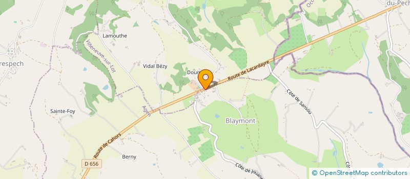 localisation de l'entreprise TERRIERE ARNAUD  BLAYMONT