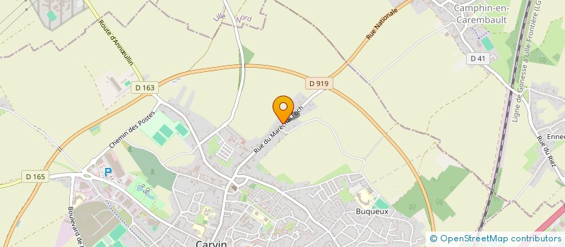 localisation de l'entreprise TERRIL'TOIRE  CARVIN