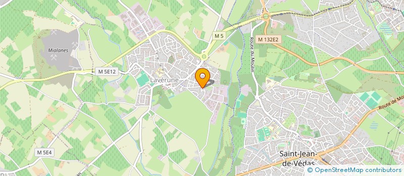 localisation de l'entreprise TERRILIS  LAVERUNE