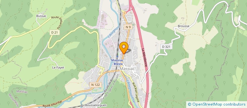 localisation de l'entreprise TERRILS DU NORD à MASSIAC