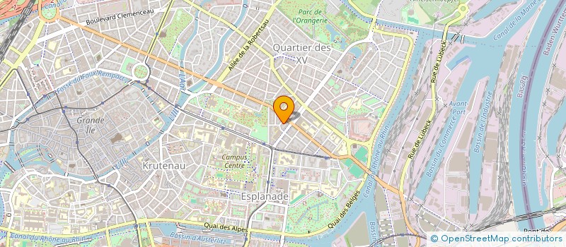 localisation de l'entreprise TERRIMETRICS à STRASBOURG