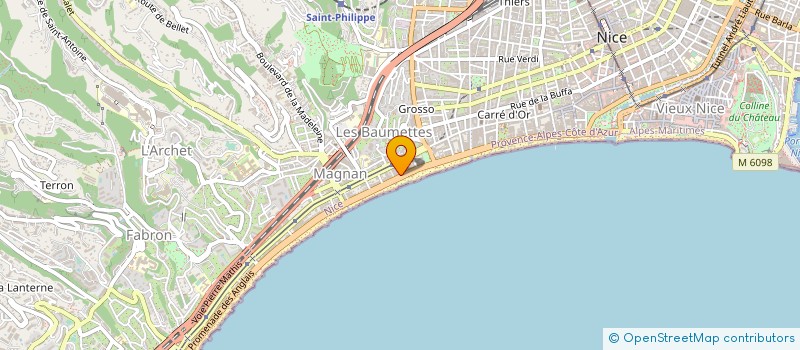 localisation de l'entreprise TERRIN  NICE