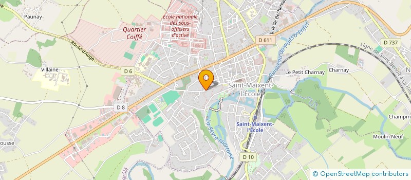 localisation de l'entreprise TERRINFRA  SAINT-MAIXENT-L'ECOLE