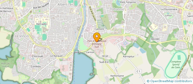 localisation de l'entreprise TERRINVEST à VANNES
