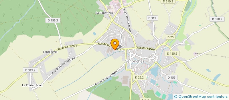 localisation de l'entreprise TERRISOBAT à SENONCHES