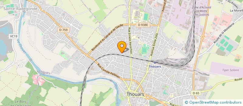 localisation de l'entreprise TERRITHOUARS  THOUARS