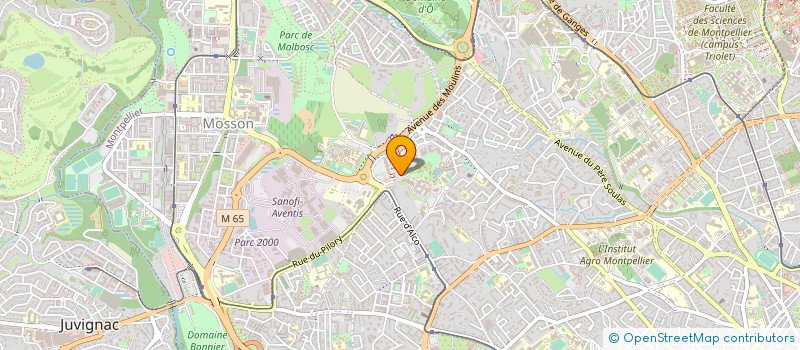 localisation de l'entreprise TERRITOIRE 34  MONTPELLIER
