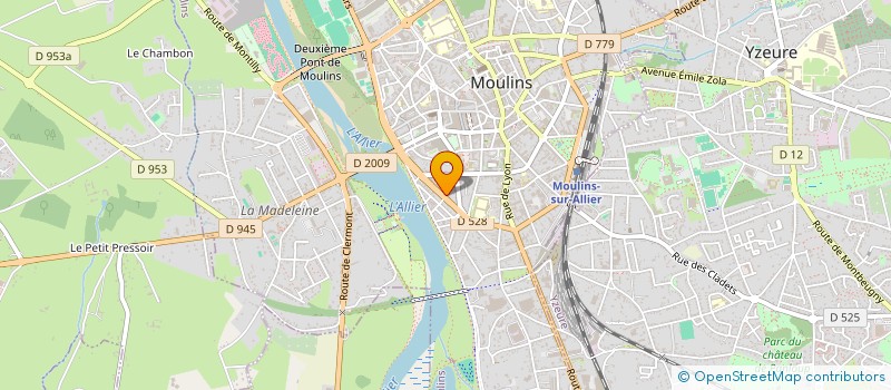 localisation de l'entreprise TERRITOIRE BOURBON PAYS DE MOULINS AUVERGNE  MOULINS