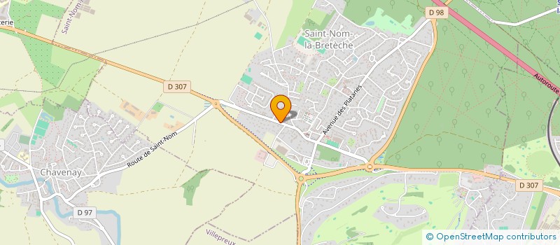 localisation de l'entreprise TERRITOIRE BRETECHE HABITAT  SAINT-NOM-LA-BRETECHE