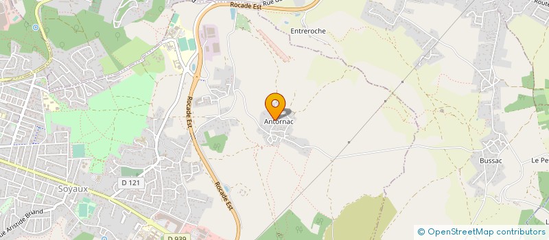 localisation de l'entreprise TERRITOIRE CHARENTE HANDBALL à SOYAUX