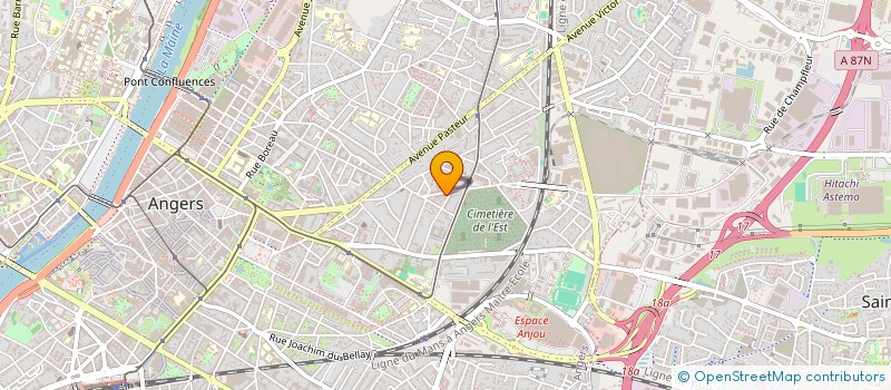 localisation de l'entreprise TERRITOIRE D'AFRIQUE à ANGERS