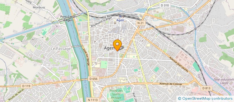 localisation de l'entreprise TERRITOIRE D'ENERGIE LOT ET GARONNE  AGEN