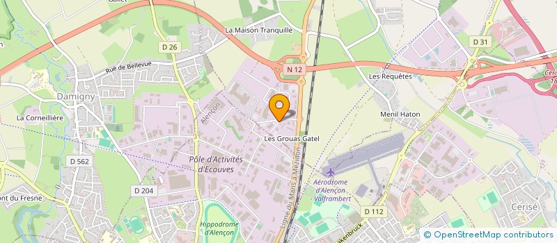 localisation de l'entreprise TERRITOIRE D'ENERGIE ORNE à VALFRAMBERT