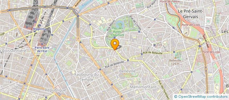 localisation de l'entreprise TERRITOIRE D'EXPRESSIONS  PARIS