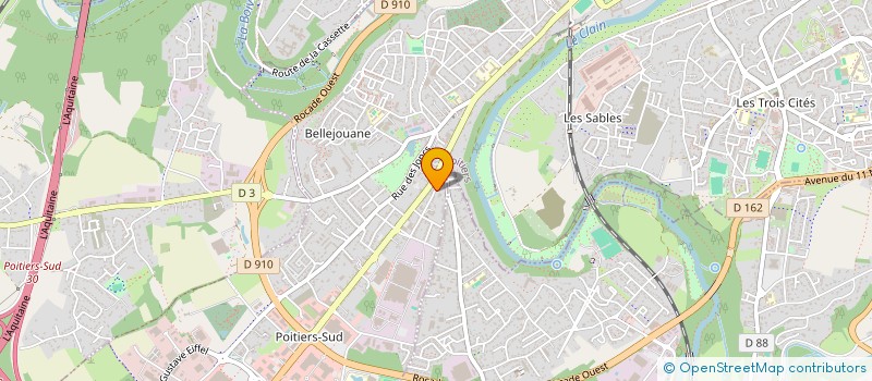 localisation de l'entreprise TERRITOIRE D'EXPRESSIONS  POITIERS