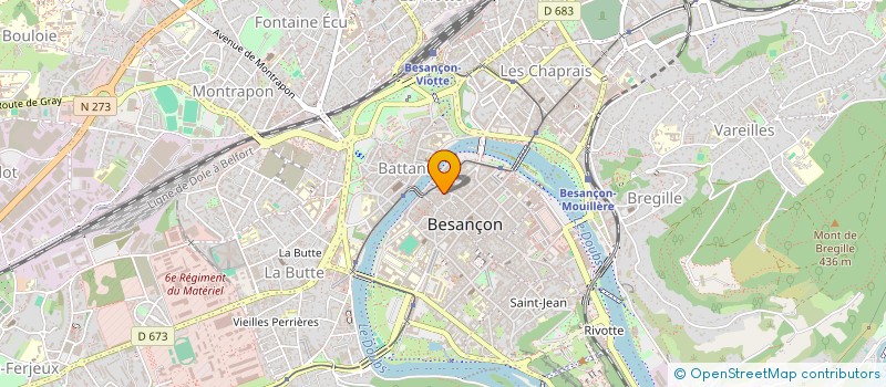 localisation de l'entreprise TERRITOIRE D'HOMMES  BESANCON
