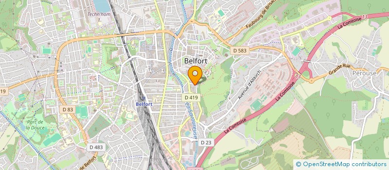 localisation de l'entreprise TERRITOIRE DE MENUISERIES à BELFORT