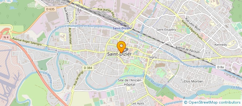 localisation de l'entreprise TERRITOIRE DE SECURITE URBAIN ET RURAL COEUR GRAND EST à SAINT-DIZIER